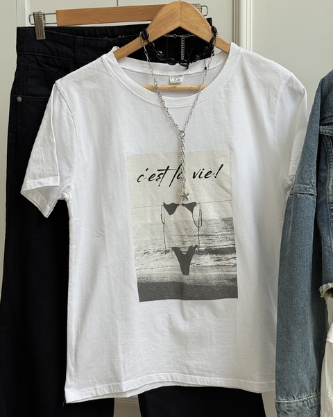 REMERA CEST LA VIE - comprar online