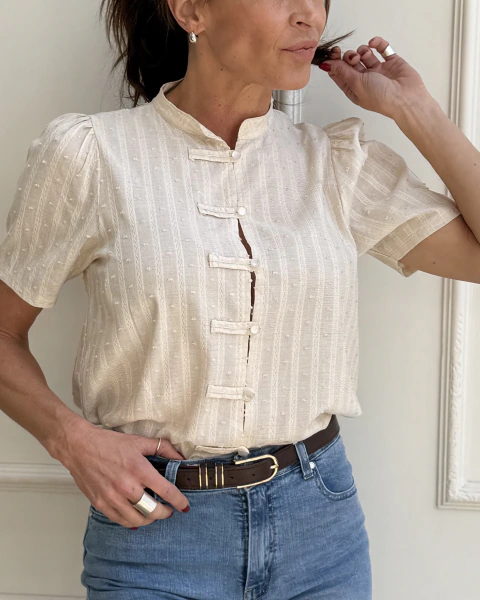 BLUSA NINFA PLUMETI
