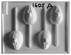 Placa para Chupetin Huevo con aplique conejo (4cm)