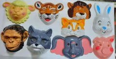 Caretas Plásticas Animales x 1