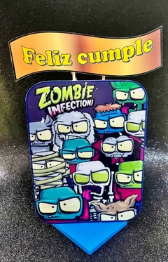 Adorno Madera PLANTAS VS ZOMBIES/ZOMBIES