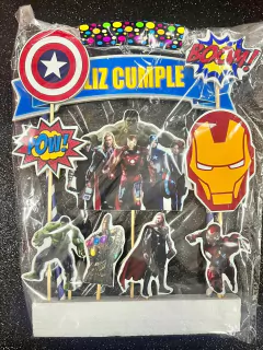 Adorno Toppers Madera AVENGERS