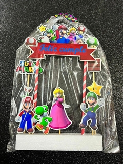 Adorno Toppers Madera MARIO BROSS