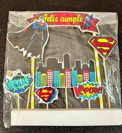 Adorno Toppers Madera SUPERMAN