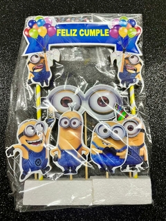 Adorno Toppers Madera MINIONS