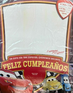 Afiche CARS - Cotillón Oeste