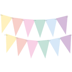 Banderín Multicolor Pastel