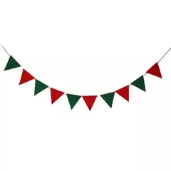 Banderín Rojo Y Verde Plástico