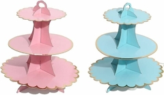 Base Para Cupcake 3 Pisos Cartón