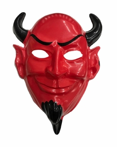Careta Plástico Blando Diablo