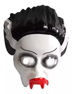 Careta Plástico Blando Drácula Mujer