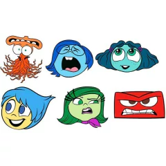 Caretas Cartón x10 INTENSAMENTE