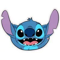 Caretas Cartón STITCH