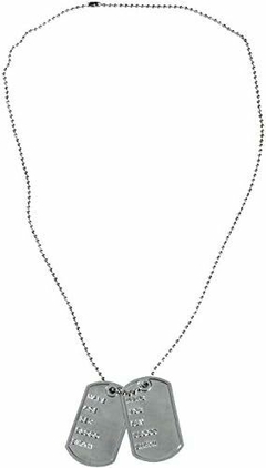 Collar Chapas Soldado