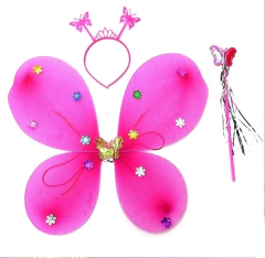 Ala Mariposa con Vincha y Varita - Cotillón Oeste