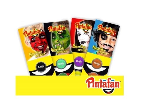 Maquillaje Artístico "Pintafan" x 1 pastilla