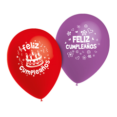 Globos Feliz Cumple Surtidos