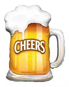 Globo Figura Metalizado Grande Cerveza - comprar online