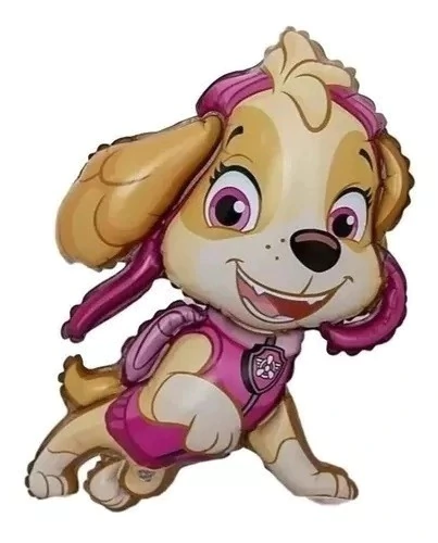 Globo Figura Metalizado Grande PAW PATROL