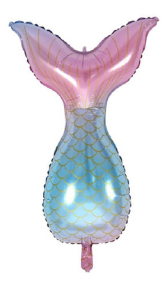 Globo Figura Metalizado Grande SIRENITA/SIRENA - comprar online