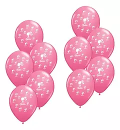 Globos x10 Látex Estampado BARBIE
