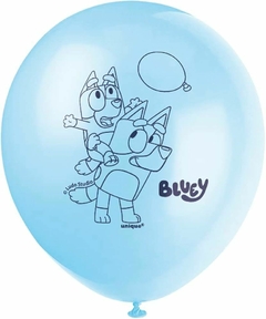 Globos x10 Látex Estampado BLUEY