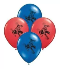 Globos x10 Látex Estampado HOMBRE ARAÑA