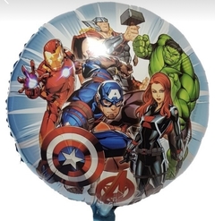 Globo Redondo Metalizado AVENGERS