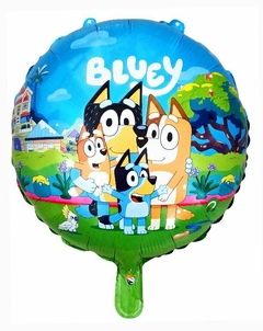 Globo Redondo Metalizado BLUEY