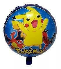 Globo Redondo Metalizado PIKACHU