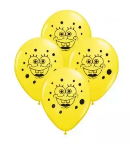 Globos x10 Látex Estampado BOB ESPONJA