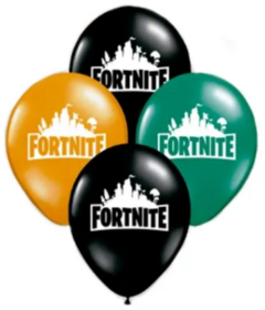 Globos x10 Látex Estampados FORTNITE