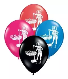Globos x10 Látex Estampado HARLEY QUINN
