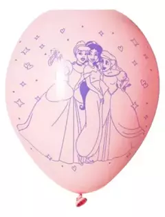 Globos x10 Latex Estampado PRINCESAS
