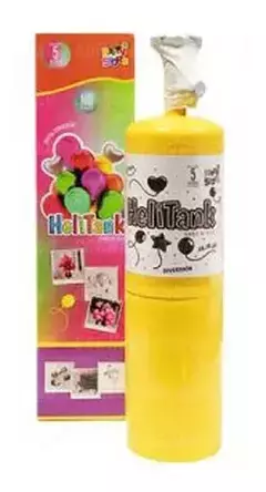 Garrafa de Helio para 5 globos