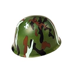 Casco Camuflado Plástico