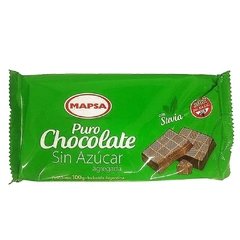 Tableta Chocolate Mapsa Sin Azúcar x 100 grs