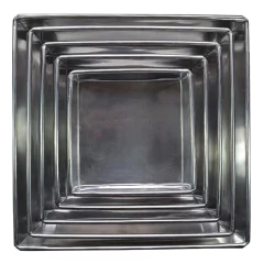 Moldes de Torta Cuadrado 6cm de alto