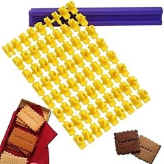 Sello Letras y N° p/ Galletitas (7mm)