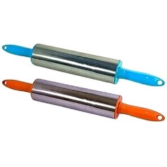 Palo para amasar 25 cm (plástico y acero inox.)