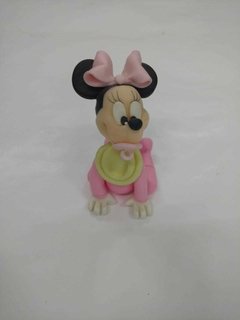 Adorno Minnie Bebé Porcelana Fría