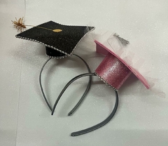 Vincha Gorrito Graduación Brillo y Strass