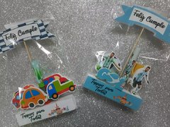 Adornos para Torta con Cartel y Bengala - comprar online