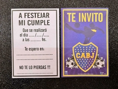 Invitaciones x10 BOCA