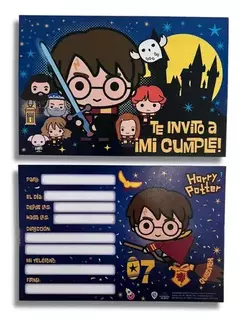 Invitaciones x10 HARRY POTTER