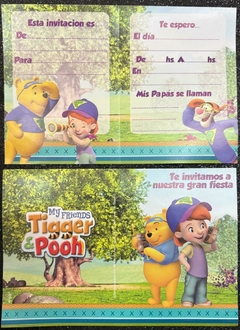 Invitaciones x10 WINNIE POOH - comprar online