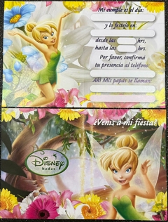 Invitaciones x10 TINKERBELL