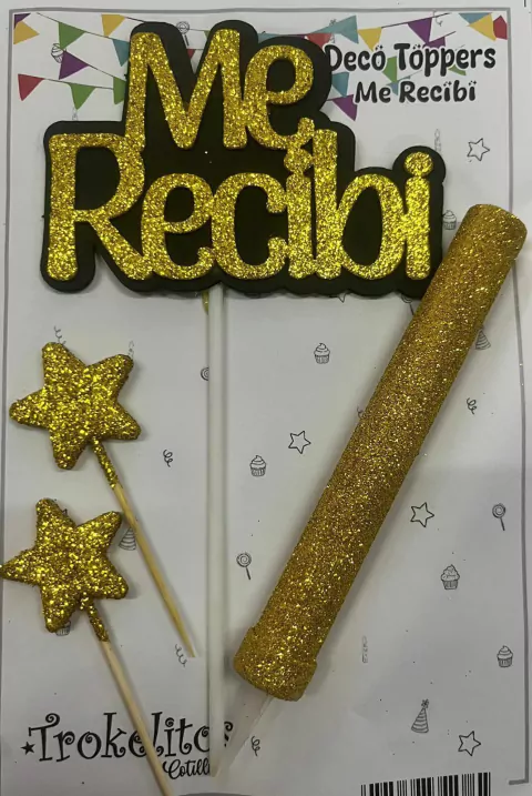 Kit Para Torta Me Recibi