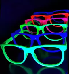 Lentes Fluo Solo Marco Sin Vidrio Modelo Rayban