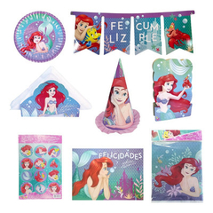 Globos x10 Látex Estampado SIRENITA/SIRENA